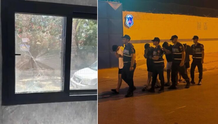 Mersin’de ‘GBT’ gerginliği: Polis merkezinin camını kırdılar!