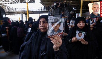Minab’ta çocuklarını yitiren aileler Hamaney’e veda için Tahran’a geldiler