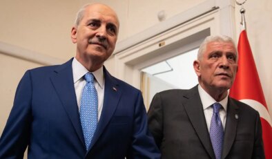 Numan Kurtulmuş, Müsavat Dervişoğlu ile görüştü: Gündem ‘çerçeve yasa’
