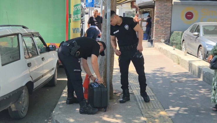 Samsun’da şüpheli valiz paniği