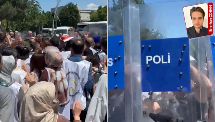 Son Dakika… Ankara’da öğretmen eylemine polis müdahalesi