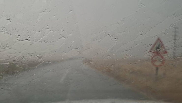 Tekirdağ’da şiddetli yağış: Göz gözü görmedi, sürücüler zor anlar yaşadı