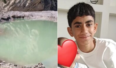 12 yaşındaki çocuk hafriyat alınan gölette boğuldu