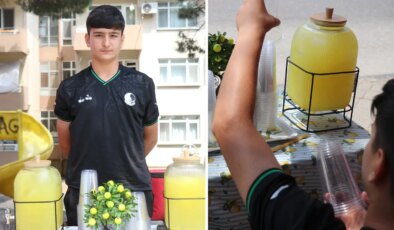 14 yaşındaki Buğra, limonata satarak asgari ücretin 3 katı kazandı: ’14. günümde iPhone 15 aldım’