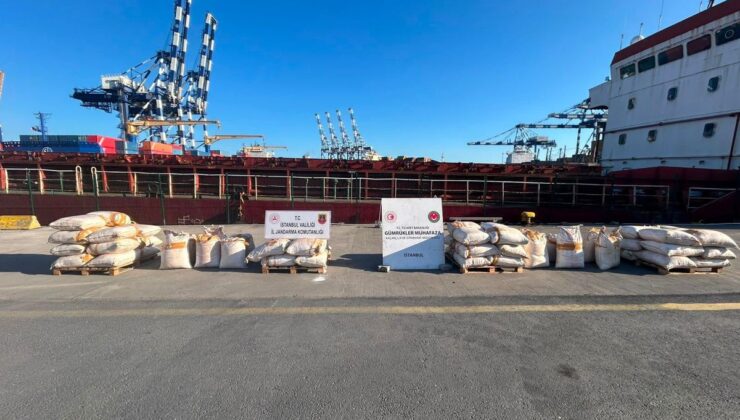 Ambarlı Limanı’nda 3 ton uyuşturucu madde ele geçirildi