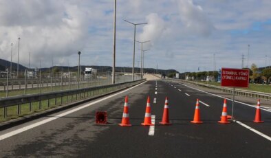 Anadolu Otoyolu’nda İstanbul istikameti trafiğe kapatıldı
