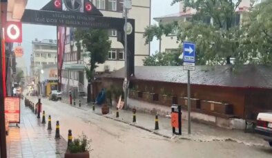 Artvin’de yoğun yağış: Ev ve iş yerlerini su bastı
