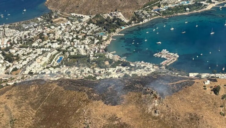 Bodrum’daki yangın kontrol altına alındı: Valilikten açıklama geldi