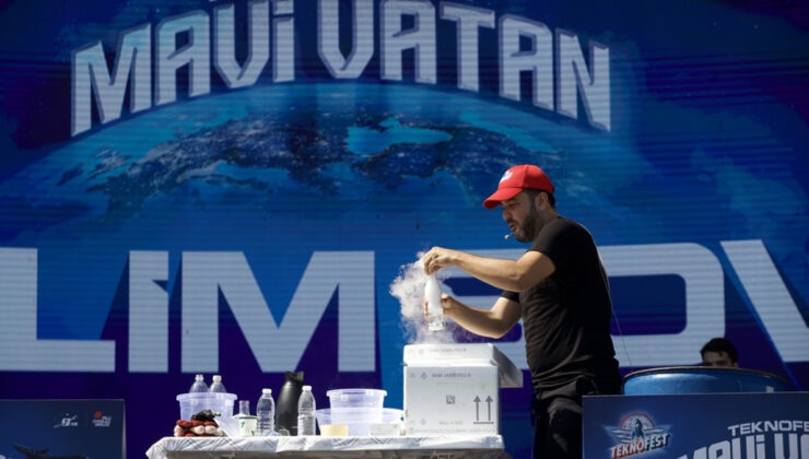 Çocuklar TEKNOFEST Mavi Vatan’da bilimle tanıştı
