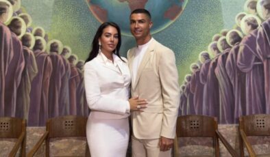 Cristiano Ronaldo ve Georgina’nın düğününden kareler