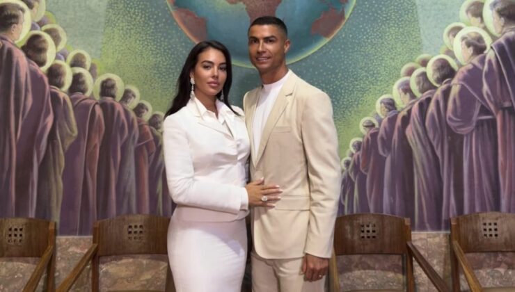 Cristiano Ronaldo ve Georgina’nın düğününden kareler
