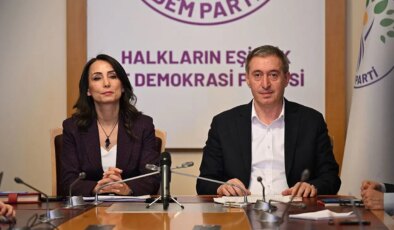 DEM Parti eş genel başkanlarından ‘Melih Meriç’ için geçmiş olsun telefonu