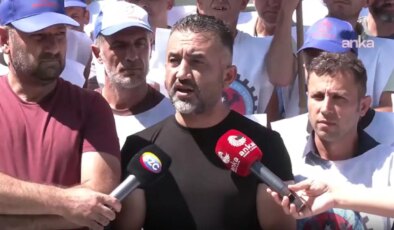 Doruk Madencilik işçileri Yıldızlar SSS Holding önünde: ‘Niye ezilen hep işçi, madenci oluyor?’