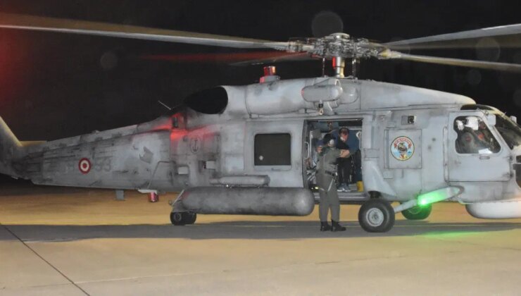 Fatih sondaj gemisinde bir personel helikopterle hastaneye sevk edildi