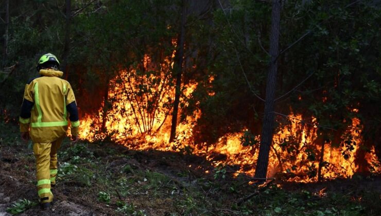 Fransa’da orman yangını riski nedeniyle 50 vilayette turuncu alarma geçildi
