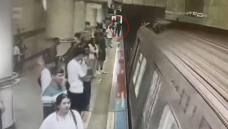 Görme engelli genç metro raylarına düştü