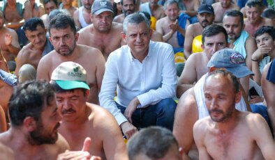 Hak mücadelesi 16. gününde… Özgür Özel’den madencilere destek: ‘Hadi bu SSS Yıldızlar Holding’e de atayın bir tane kayyum!’