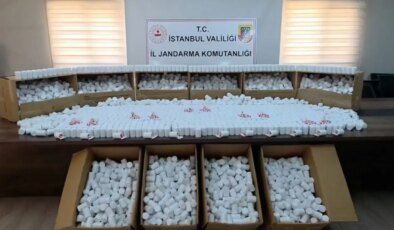 İçişleri duyurdu… İstanbul’da dev uyuşturucu operasyonu: 257 bin uyuşturucu hap ele geçirildi