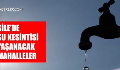 İstanbul ŞİLE su kesintisi! 17-18 Ağustos İSKİ Şile su kesintisi ne zaman bitecek, sular ne zaman gelecek?