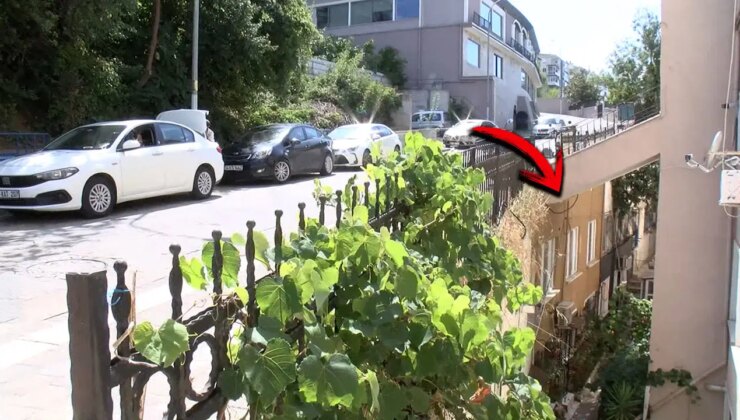 İstanbul Şile’de üzerinden yol geçen 8 daireli bina havadan görüntülendi
