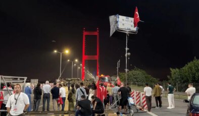 İstanbullular dikkat! 15 Temmuz Şehitler Köprüsü 3 gece trafiğe kapatılacak