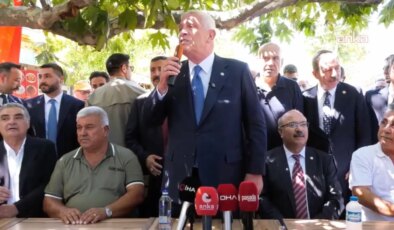 İYİ Parti Genel Başkanı Dervişoğlu Çeltikçi’de çiftçilerle buluştu: ‘Devlet çiftçiye borçludur’