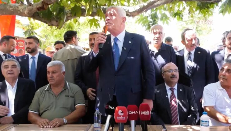 İYİ Parti Genel Başkanı Dervişoğlu Çeltikçi’de çiftçilerle buluştu: ‘Devlet çiftçiye borçludur’