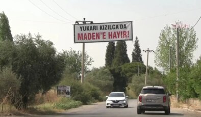 Kemalpaşa’da bölge halkından maden projesine tepki: ‘Saklı cennetimizi saklı cehenneme çevirmesinler’