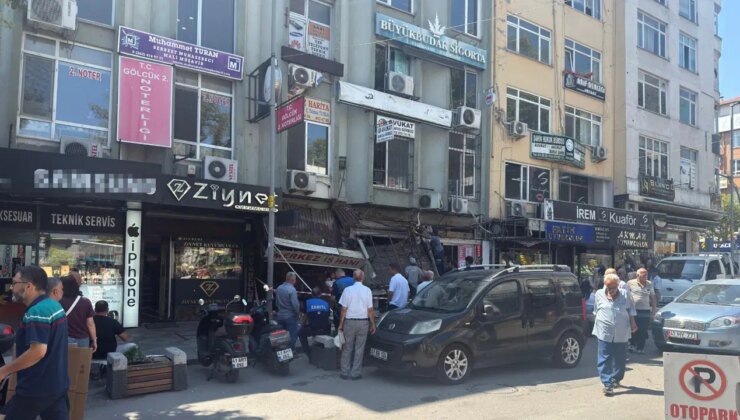 Kocaeli’nde klima montajı sırasında çökme: 2 yaralı