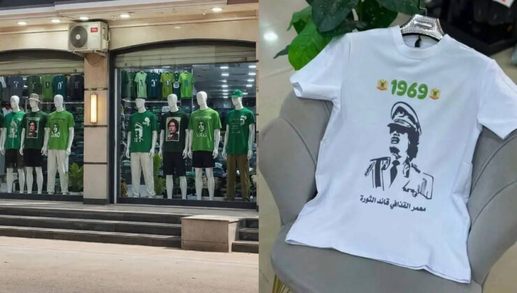 Libya’da ‘Kaddafi’ modası: Tişörtler tartışma yarattı