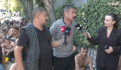 Madenciler serbest bırakıldıktan sonra Bakanlık önüne geldi: Eylem devam ediyor