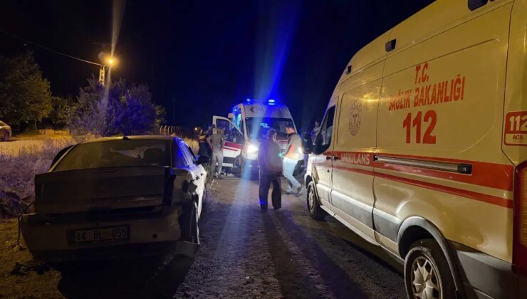 Malatya’da 3 araç zincirleme kazaya karıştı: Yaralılar var