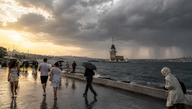 Meteoroloji uzmanları tarih verdi: İstanbul’a sağanak yağış geliyor!