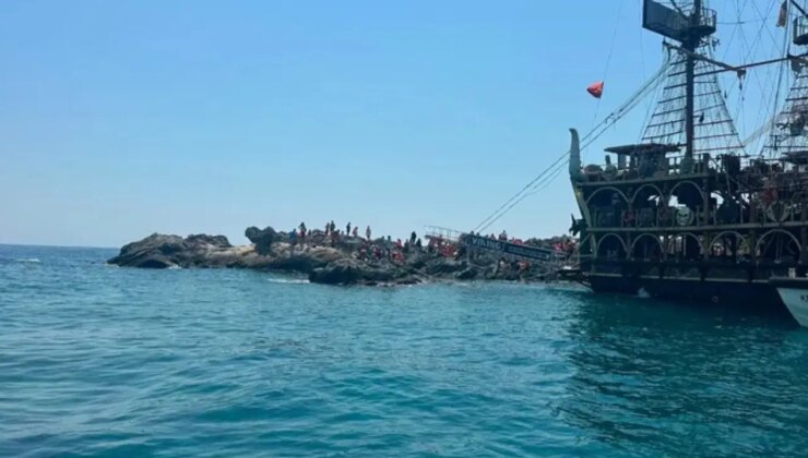 Ölüdeniz’de korku dolu anlar: Gezi teknesi su aldı! Onlarca yolcu tahliye edildi