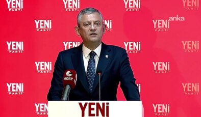 Özgür Özel, YENİ Parti Genel Merkezi’nde konuşuyor