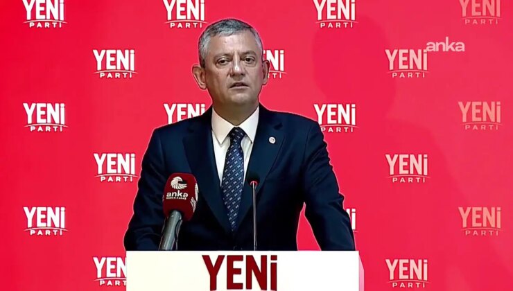 Özgür Özel, YENİ Parti Genel Merkezi’nde konuşuyor