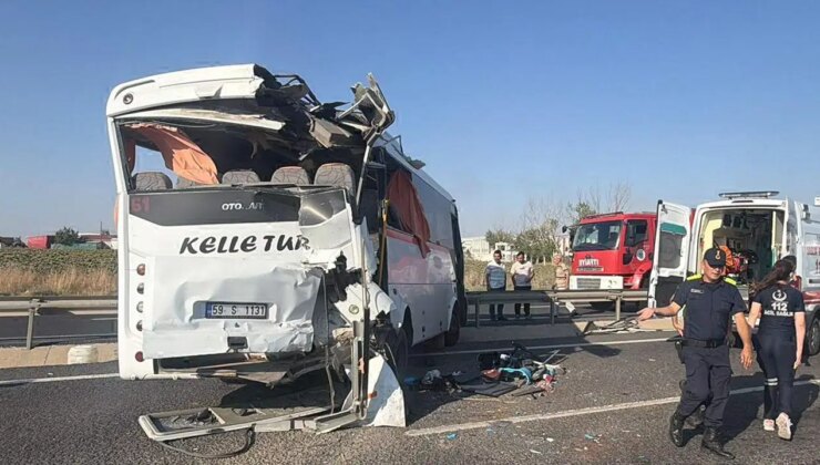 Tekirdağ’da 4 araç zincirleme kazaya karıştı: Çok sayıda yaralı var