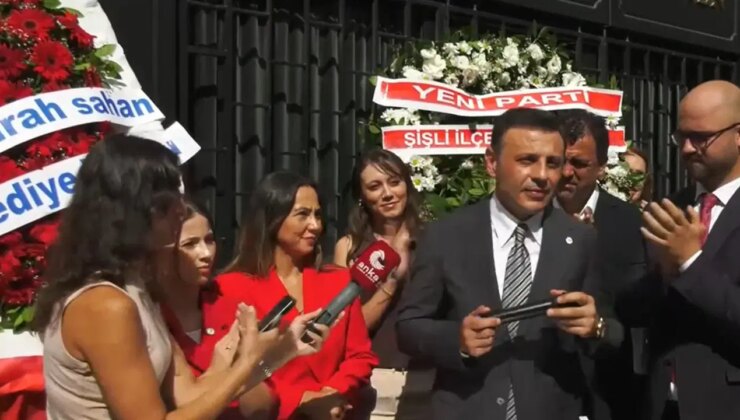 YENİ Parti Şişli İlçe Başkanlığı binası açıldı: ‘Bu yürüyüş Şişli’den başladı’