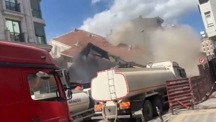 Zeytinburnu’nda Yıkım Sırasında Bina Çöktü