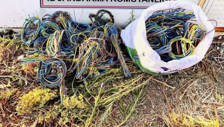 700 bin TL’lik kabloları çalıyorlardı: Suçüstü yakalandılar