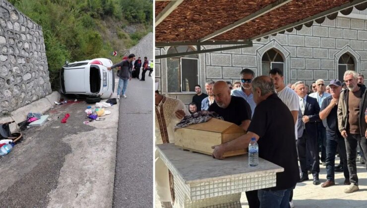 Amasra’daki kazadan ikinci acı haber: 3 aylık Umay bebek annesinin yanına defnedildi