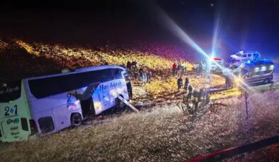 Amasya’da feci kaza… Yolcu otobüsü şarampole uçtu: 2’si ağır 24 yaralı