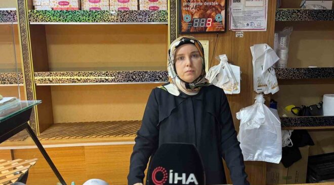 Bağcılar’da fırıncı kadın çocuklarının önünde darbedildi, saldırı kameraya yansıdı