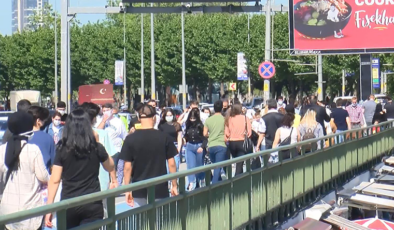Bakırköy sahilinde yoğunluk: 17 gündür evdeydik, hava almaya geldik