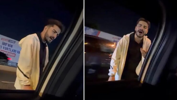 Beyoğlu’nda taksiye tekme atıp şoförü tehdit etti: Git bunları kaportacıya yaptır