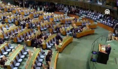 BM Genel Kurulu’nda protesto… Netanyahu boş salona konuştu!