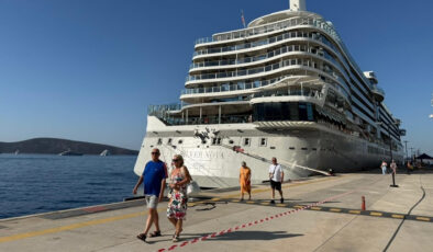 Bodrum’a kruvaziyer akını: 2 bin 484 turist geldi