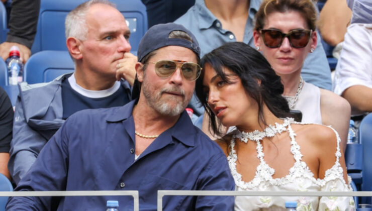 Brad Pitt ve sevgilisi Ramon’dan ABD Açık’ta samimi anlar