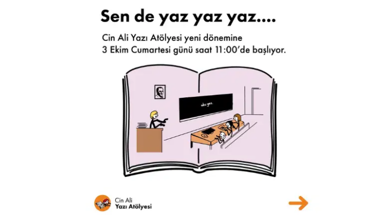 Cin Ali Yazı Atölyesi yeni döneme hazır: 3 Ekim’de ders başı