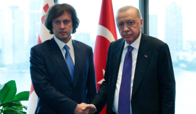 Cumhurbaşkanı Erdoğan, Gürcistan Başbakanı Kobakhidze ile görüştü